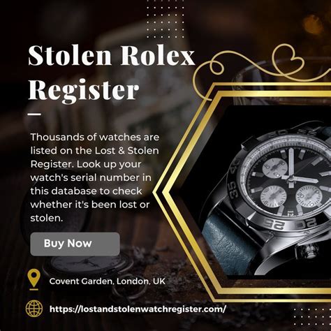 check if rolex is stolen|rolex lost and stolen register.